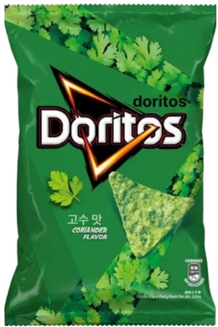 대만 고수맛 도리토스 5봉지 세트 한정판 대만과자, 5개, 102g