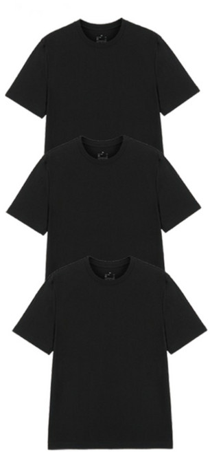 브이컷 [V.CUT] 남녀공용 오가닉 순면 30수 튜블러 티셔츠 3종