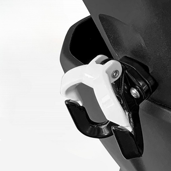 오토바이 봉지걸이 듀얼 음료걸이, 화이트, 1개