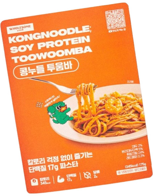 [홀썸위크] 고단백 콩누들 투움바 다이어트 단백질 프로틴 식단 175g, 4개
