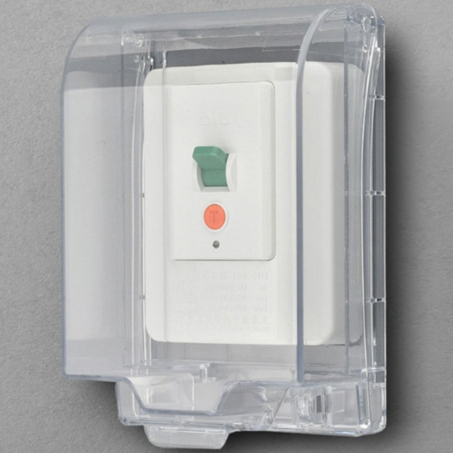 콘센트가리개 욕실 안전커버 콘센트커버 방수커버 콘센트덮개 대형/소형 투명화이트 투명블랙 투명골드 투명블루, 1개