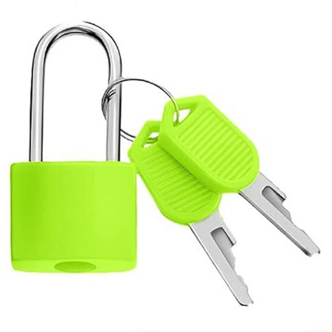 미즈코스 미니 긴 자물쇠 다이어리 사물함 캐비넷 여행용 열쇠 소형 자물통 락커