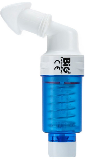 [NEW]빅브리드 New IMT Middle (Blue) 호흡강화운동 트레이닝 폐활량 흡기근 수영 마라톤 호흡기, 1개