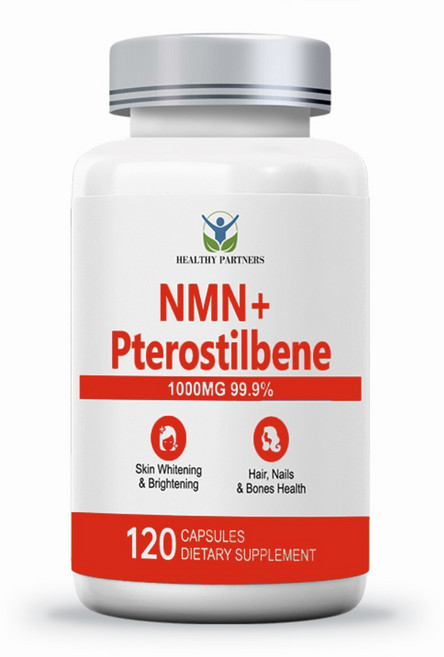헬시파트너 엔엠엔 고함량 NMN 프테로스틸벤 니코틴아마이드 역노화 안티에이징 항산화 항노화 세놀리틱 무관세, 1개, 120정