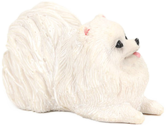 제트피규어 포메라니안 포메 피규어 강아지 반려 동물 농장 장난감 모형, 1개