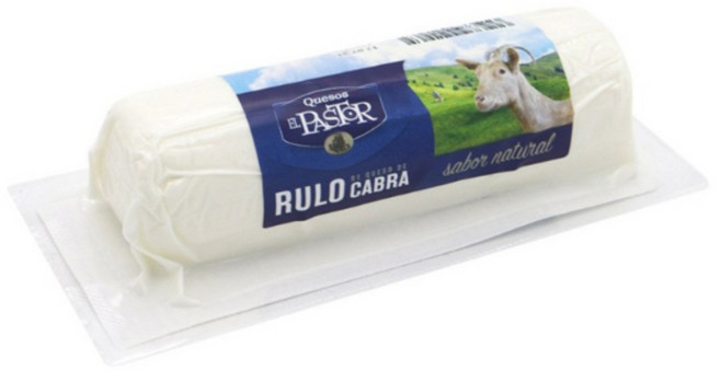 [원산지-스페인] 염소우유의 진한 향 엘파스토르 고트치즈 로그 플레인 염소치즈, 2개, 110g