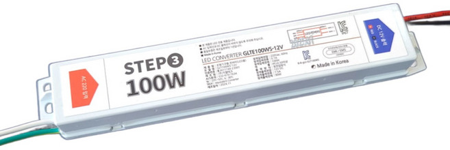 국산 방수 SMPS DC 12V LED 안정기 파워 전원공급장치 100W 슬림형, 1개