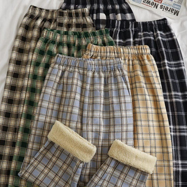 제이앤디 남여공용 양털 기모 데일리 바지+수면양말 겨울 필수템