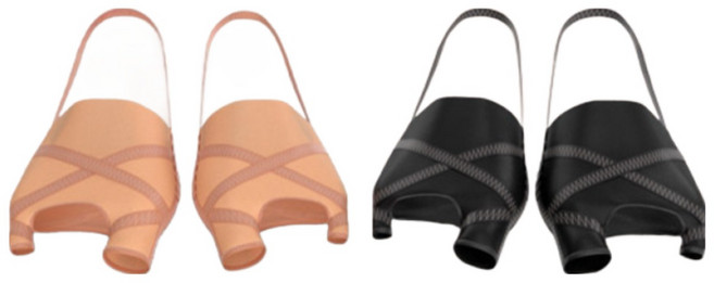 [인포벨]TV홈쇼핑정품 애드크로스 1등급 의료기기 유니어 바로풋 발가락 부목 교정기 보호대 엄지발가락 분리 교정, 2세트