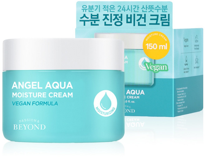비욘드 엔젤 아쿠아 수분 진정 크림, 150ml, 1개