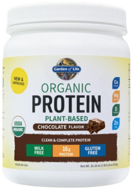 가든오브라이프 유기농 프로틴 초콜릿맛, 600g, 1개