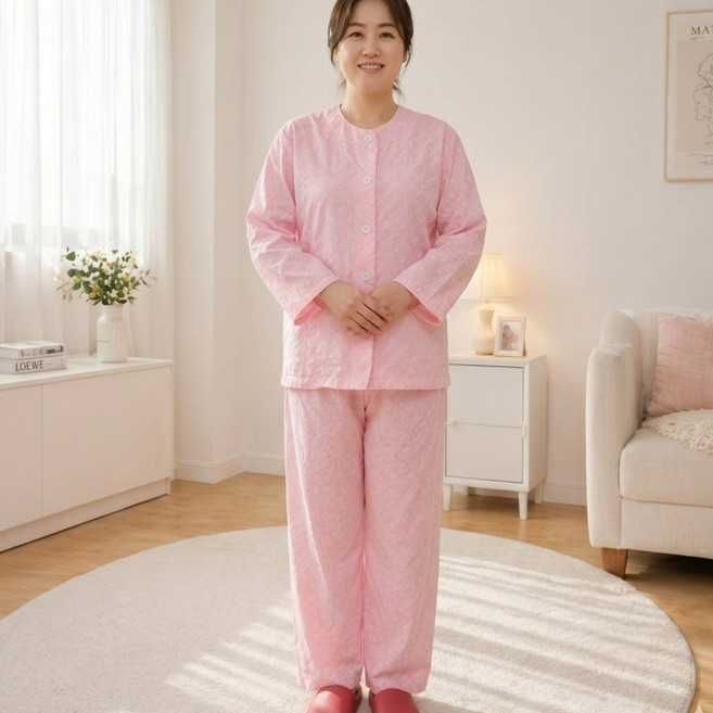 코르빈 국내생산 고급 환자복 상하세트 편안한 요양복 잠옷