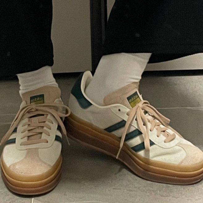 (국내매장판 여성용) 아디다스 가젤 볼드 키높이 운동화 단화 스니커즈 ID7056