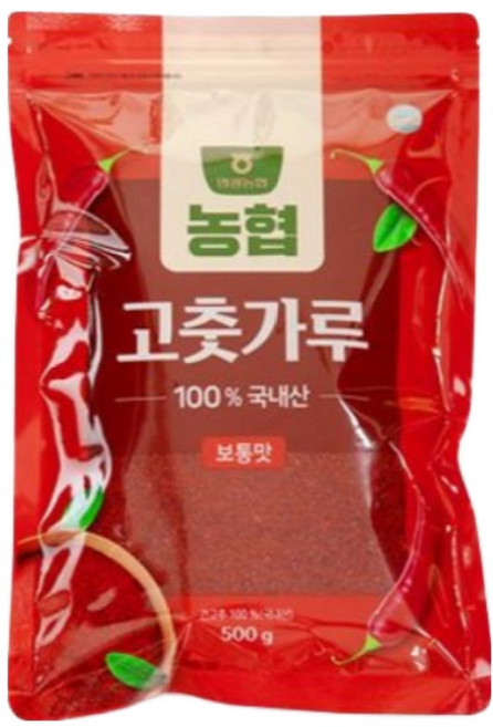 영광농협 특등급 고춧가루 국내산 고추가루, 2개, 500g