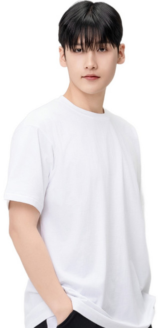 마이폴 40수 무지 반팔 코튼 쿨에어 3장