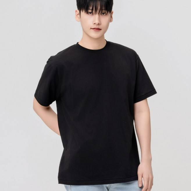 마이폴 40수 무지 반팔 코튼 쿨에어 3장