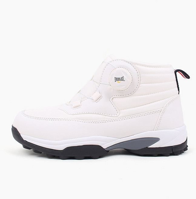 [고급인솔증정] 에버라스트 정품 E탑부츠 남녀공용 다이얼 방수 부츠 기모 안감 남성 여성 겨울 방한화 스키 신발 논슬립