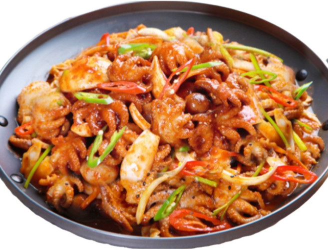 삼촌이쏜다 양념쭈꾸미볶음 500g 매운맛 덜매운맛, 1개