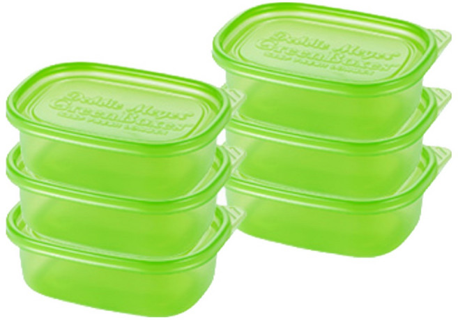 [데비마이어] 데비마이어 그린박스 초록색반찬통 473ml 6p, 6개, 1세트