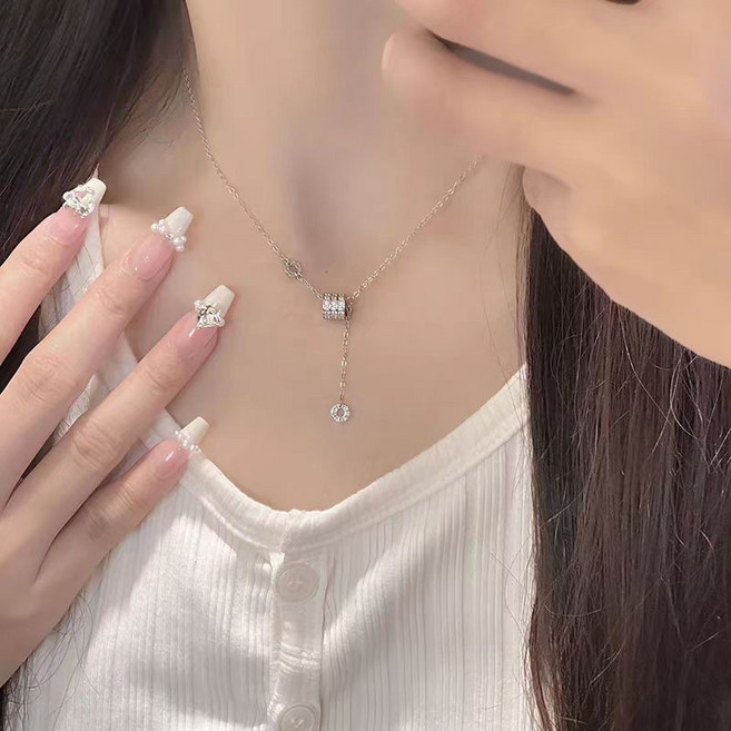 S925純銀項鏈女 閨蜜項鍊 鎖骨鍊 情人節禮物 生日禮物 七夕禮物 情侶禮物