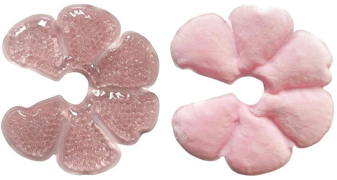 옵티케어 젓몸살 냉온 가슴 마사지 찜질팩 핑크, 2개 - 쿠팡