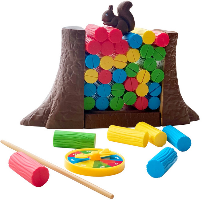 (다르담) 다람쥐 젠가 보드 게임, 1개