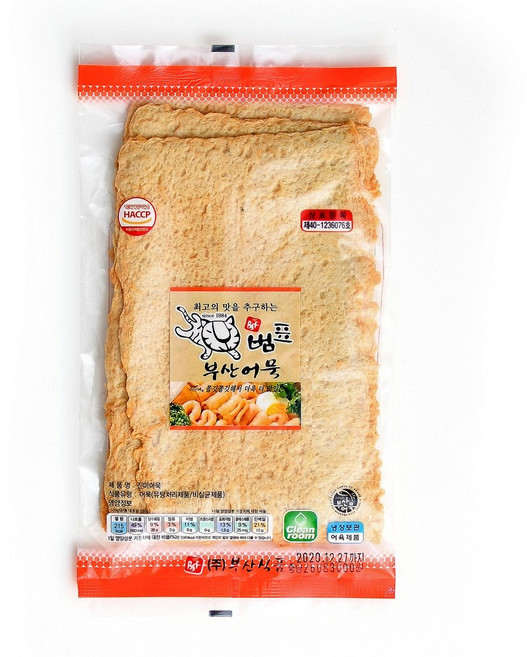 범표어묵 사각어묵 특상천, 260g, 4개