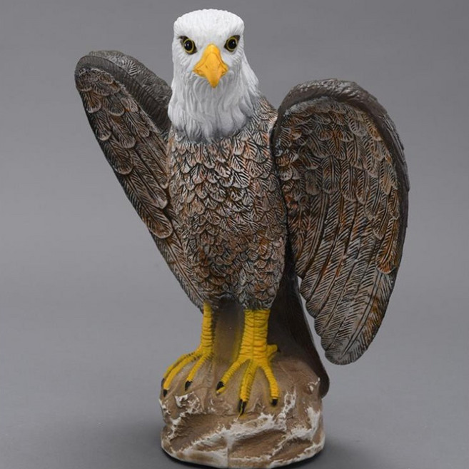 TNTN 독수리모형 새쫒기 까마귀 비둘기퇴치 조류퇴치기 과수원 농작물보호 모형독수리, 1개