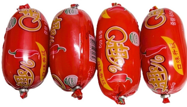 가리봉상회 큐큐창 QQ소세지 중국소세지 향창 (향라맛)-국내생산, 4개, 65g