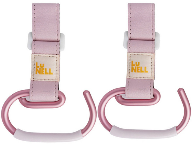 루넬 유모차 걸이, 더블핑크, 2개