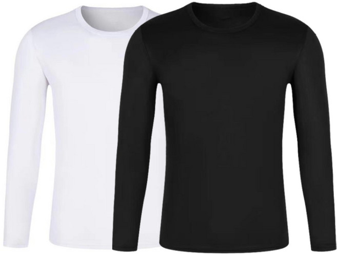 에스와이씨 남자 내복 언더레이어 긴팔 상의 1+1