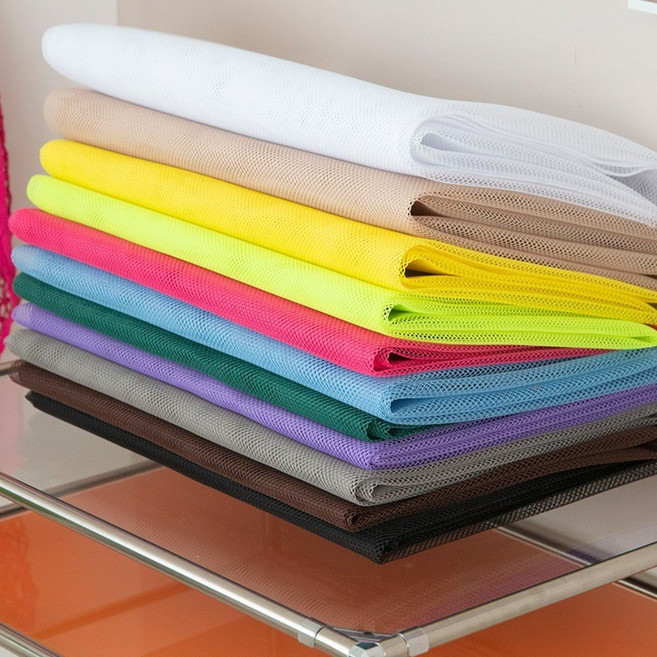 천가게 메쉬 원단 펀칭 망사 천 여름용 수영가방 부드러운 조끼 안감 원단 다이나믹 11종, 01) 화이트, 1개