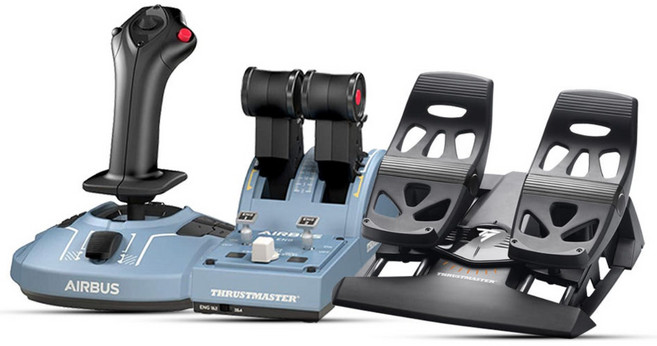 트러스트마스터 TCA SIDESTICK QUADRANT TFRP 비행 패키지(PC), 1세트, SIDESTICK+QUADRANT+TFRP