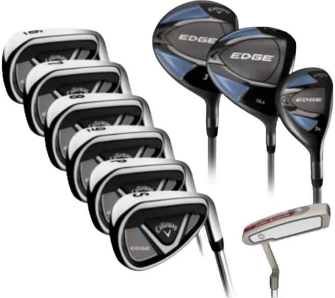 신형 캘러웨이 에지 Edge 정품 남성 여성 골프클럽 10개 세트 Callaway Edge, 2.여성용