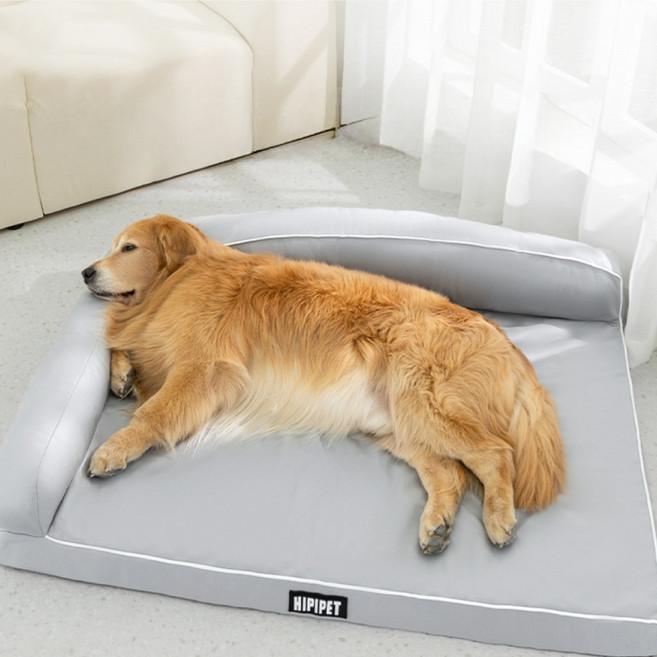 루미에르히피펫 대형견 강아지 방석 특대형 강아지방석 방수 애견방석 사계절 쿠션, 1개, 그레이
