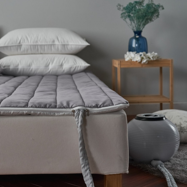 [클래식] 전기매트커버 온수매트커버 싱글 슈퍼싱글 퀸 커버, 클래식 그레이