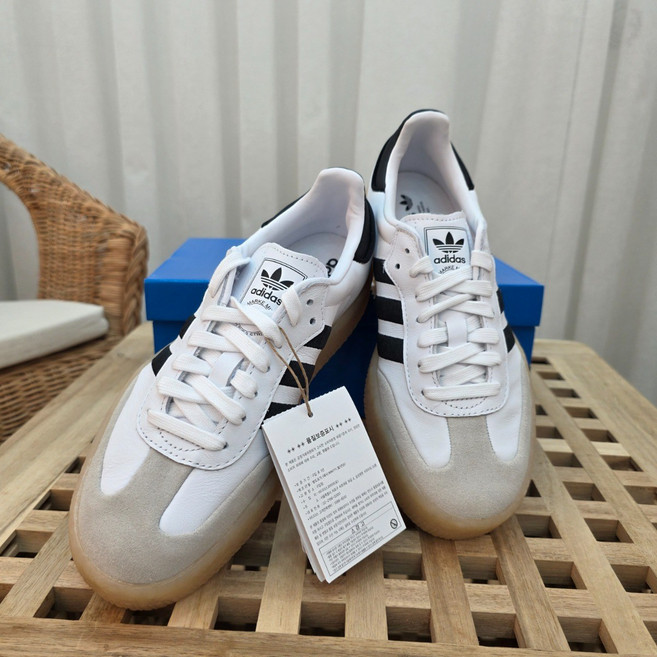 아디다스 프리미엄버전 OG SAMBA 삼배 여성용 고무밑창 고급 가죽운동화 +다용도 방수파우치 증정