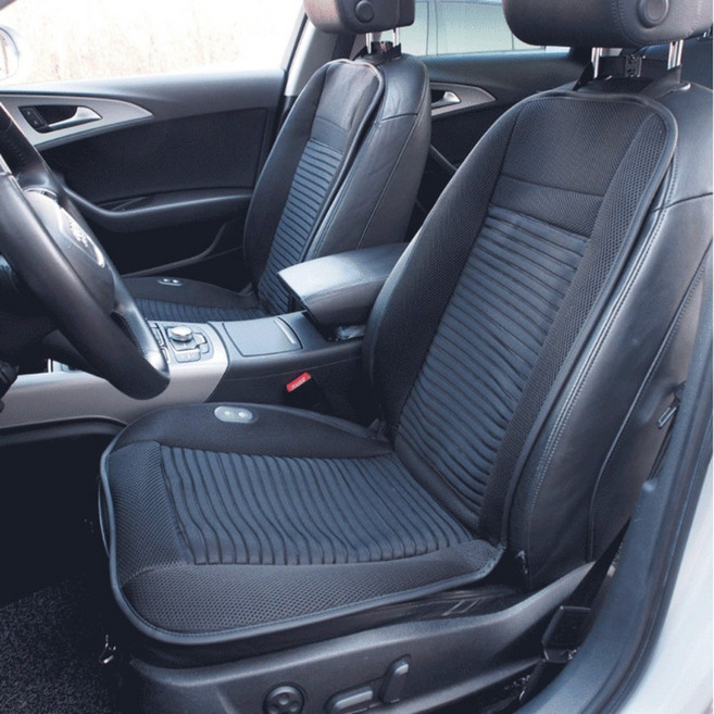 더쎈 차량용 10팬 쿨링시트 여름 통풍시트 자동차 여름 쿨시트 커버 12v 24v 모든 차종 승용차 화물차 포터 대형 버스 트럭, 12V- 승용차/SUV/1.2톤이하 화물차, 1개