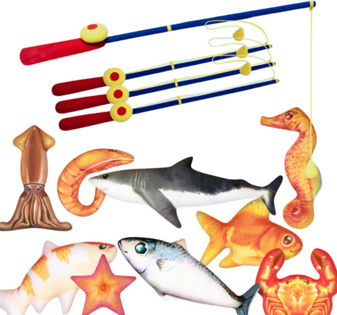 물고기 낚시놀이 매트 세트 낚시놀이, 본상품선택, 본상품선택, 본상품선택, 1개