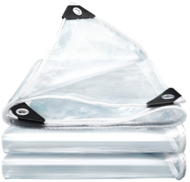 두꺼운 투명 비닐 방수포 방한 방풍 눈 비바람 차단 PVC 매장 업체용, 1개