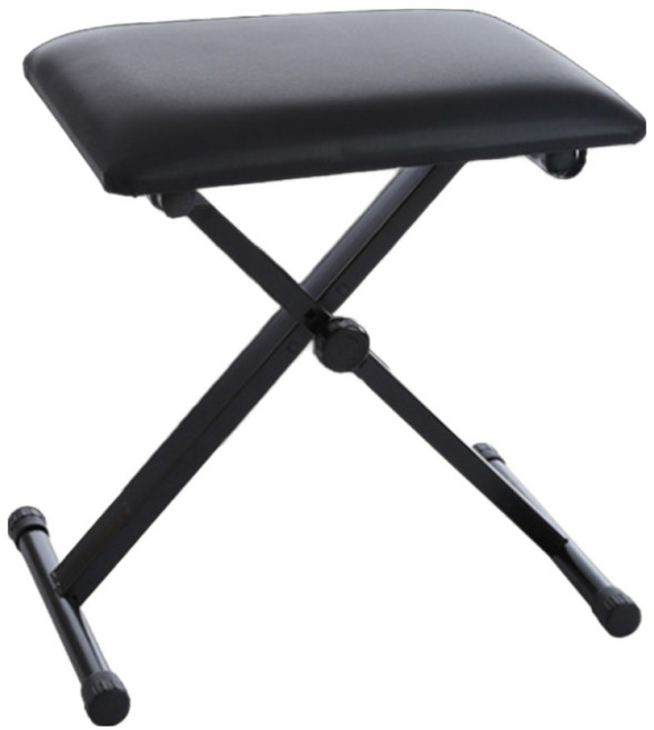체리스팟 접이식 피아노의자 키보드 전자피아노의자 버스킹 거리공연 의자 CS-001, 블랙, 1개