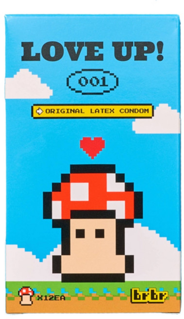 부르부르 러브업 001 12P 콘돔, 1개, 12개입