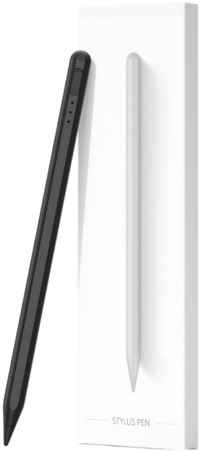 Uogic 유오직 애플펜슬 아이패드 전용 스마트 터치 펜슬 + 펜촉 3개 세트, 1개, 블랙