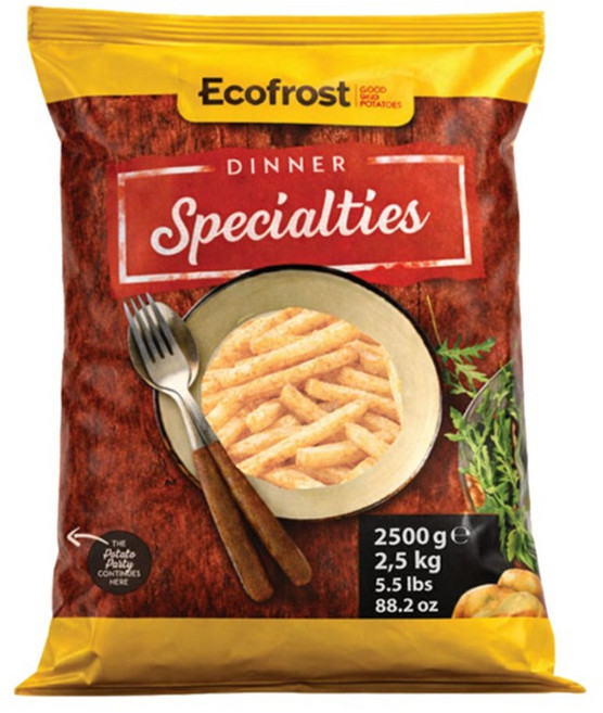 케이준프라이 2.5kg / 에코프로스트 / 벨기에 냉동감자튀김 / 후렌치후라이, 1개, 2.5g