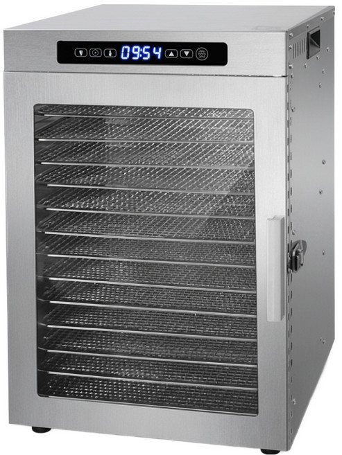 NovaniX 간편한 식품건조기 건조기 가정용 소형 간식 식품 고추 과일 야채 육포 생선, 14단 식품건조기