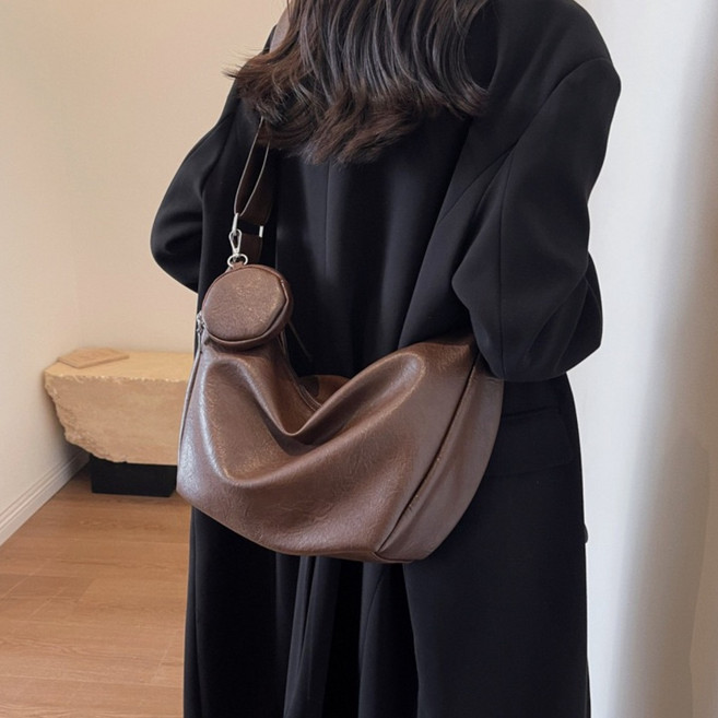 업홀드 여성 대용량 숄더백 가벼운 가죽 크로스백