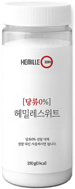 헤밀레 스위트 대체당 설탕 감미료, 4개, 350g
