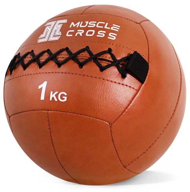 머슬크로스 월볼 소프트 메디신볼 웨이트 메디슨 슬램볼, 1kg, 1개