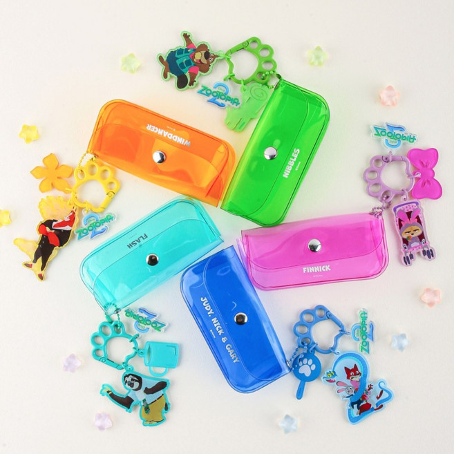 주토피아2 립 파우치 키링