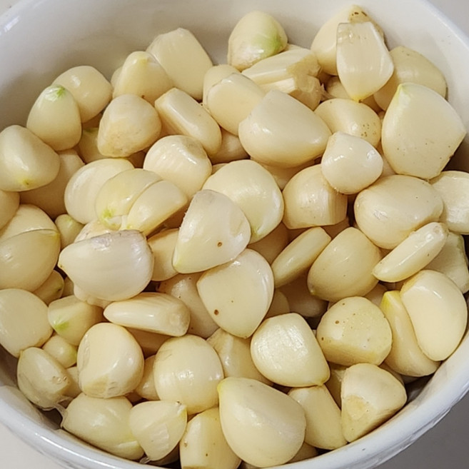 [프레시센터] 국내산 깐마늘 중사이즈 깐깐한 선별 마늘 300g 800g 1kg, 1박스, 깐깐선별 중_300g